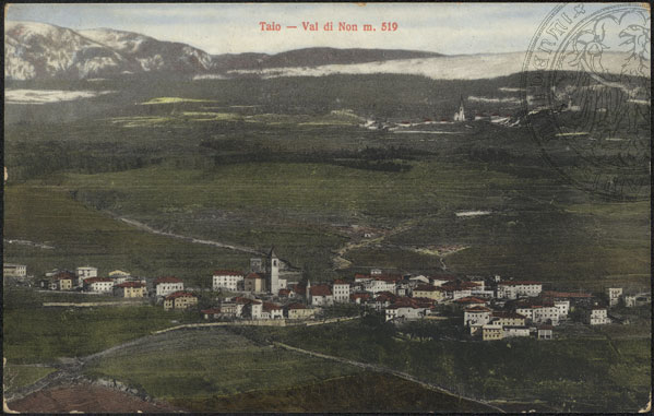 vecchie cartoline - Taio - Val di Non m. 519 - 1914