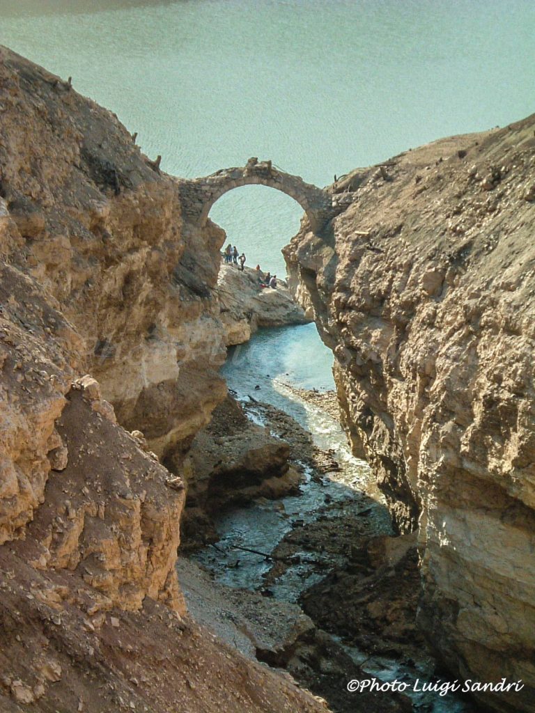 ponte della mula-ponti sommersi lago di santa giustina