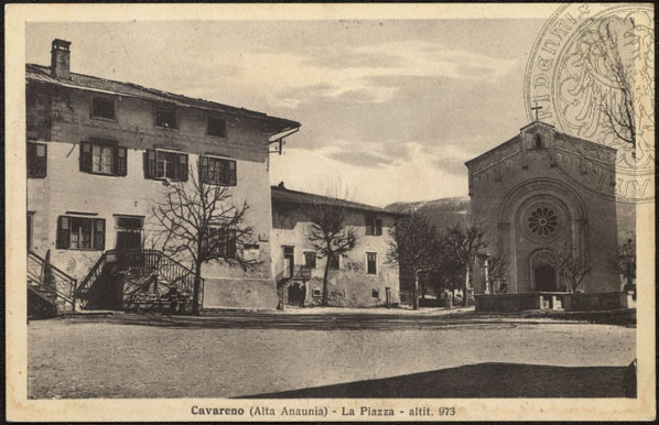 vecchie cartoline Alta Val di Non - Cavareno 1932 