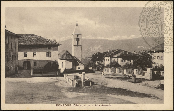 vecchie cartoline Alta Val di Non - Ronzone 1920-1930