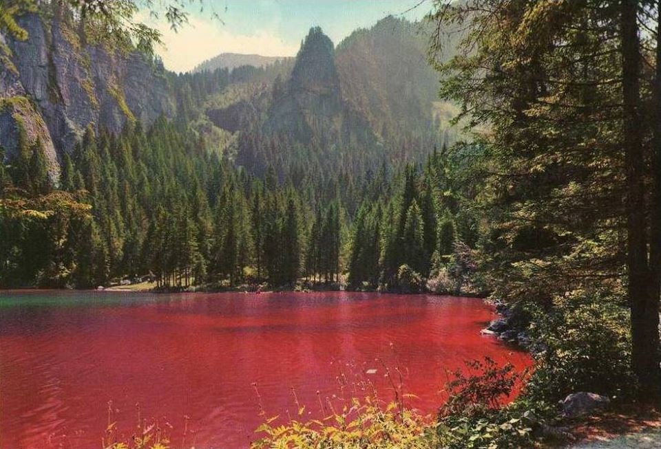 lago di tovel rosso Gino De Concini