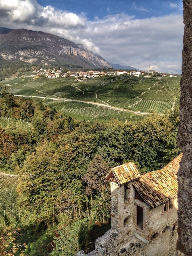 castel belasi-vista su campodenno dalla torre