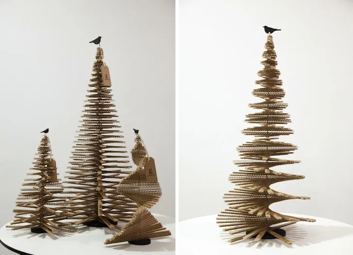 Albero Di Natale In Legno A Spirale.5 Semplici Idee Per Un Albero Di Natale Originale E Bellissimo