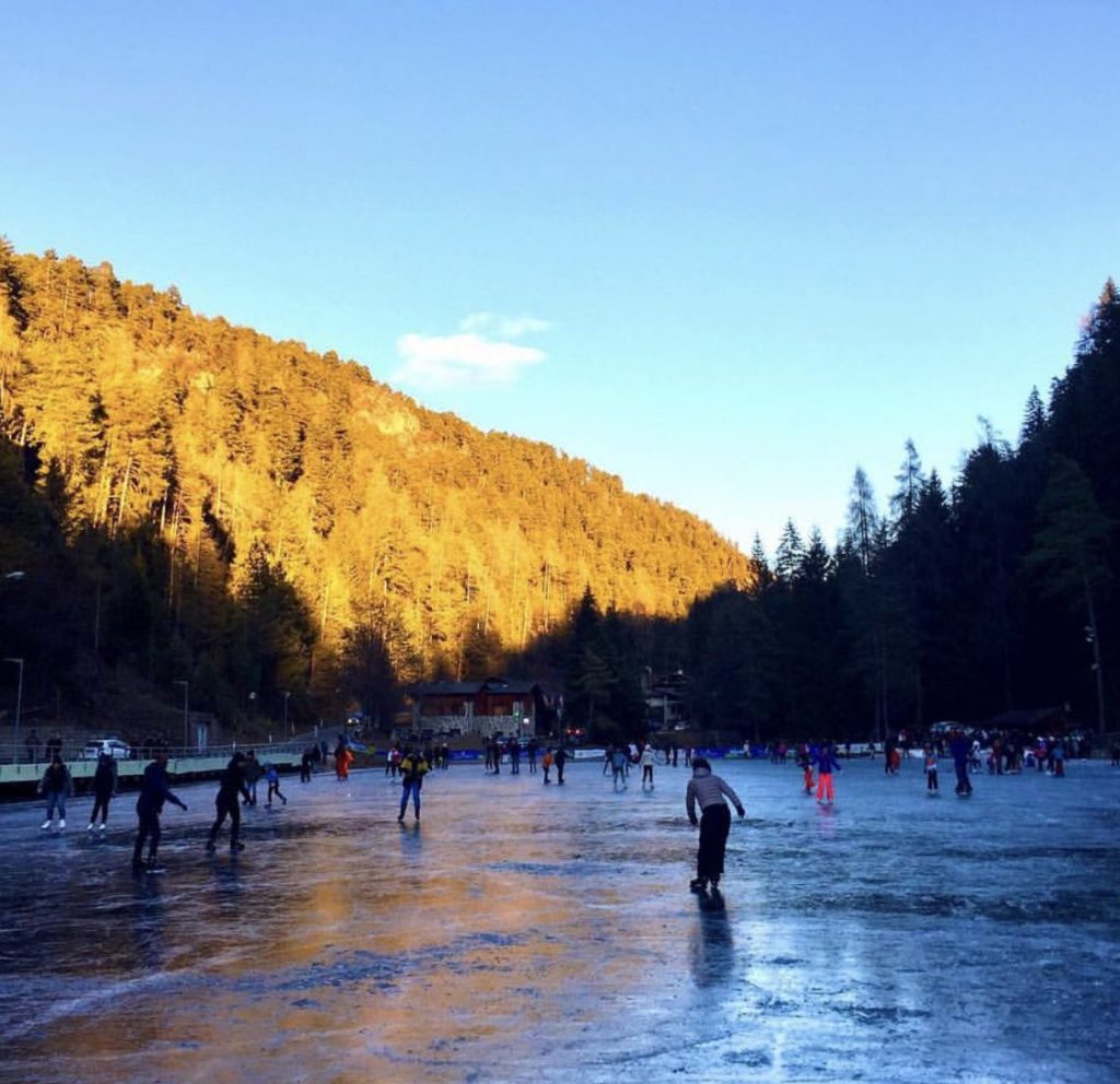 inverno in Val di Non-lago smeraldo