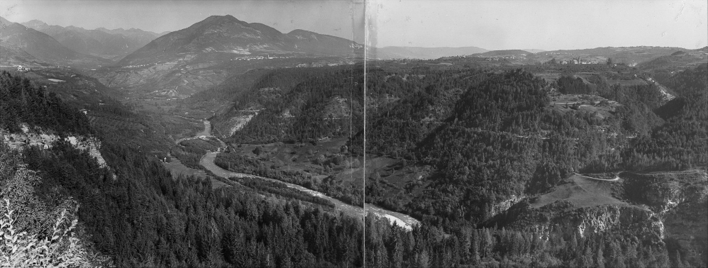 val di non prima del lago di santa giustina