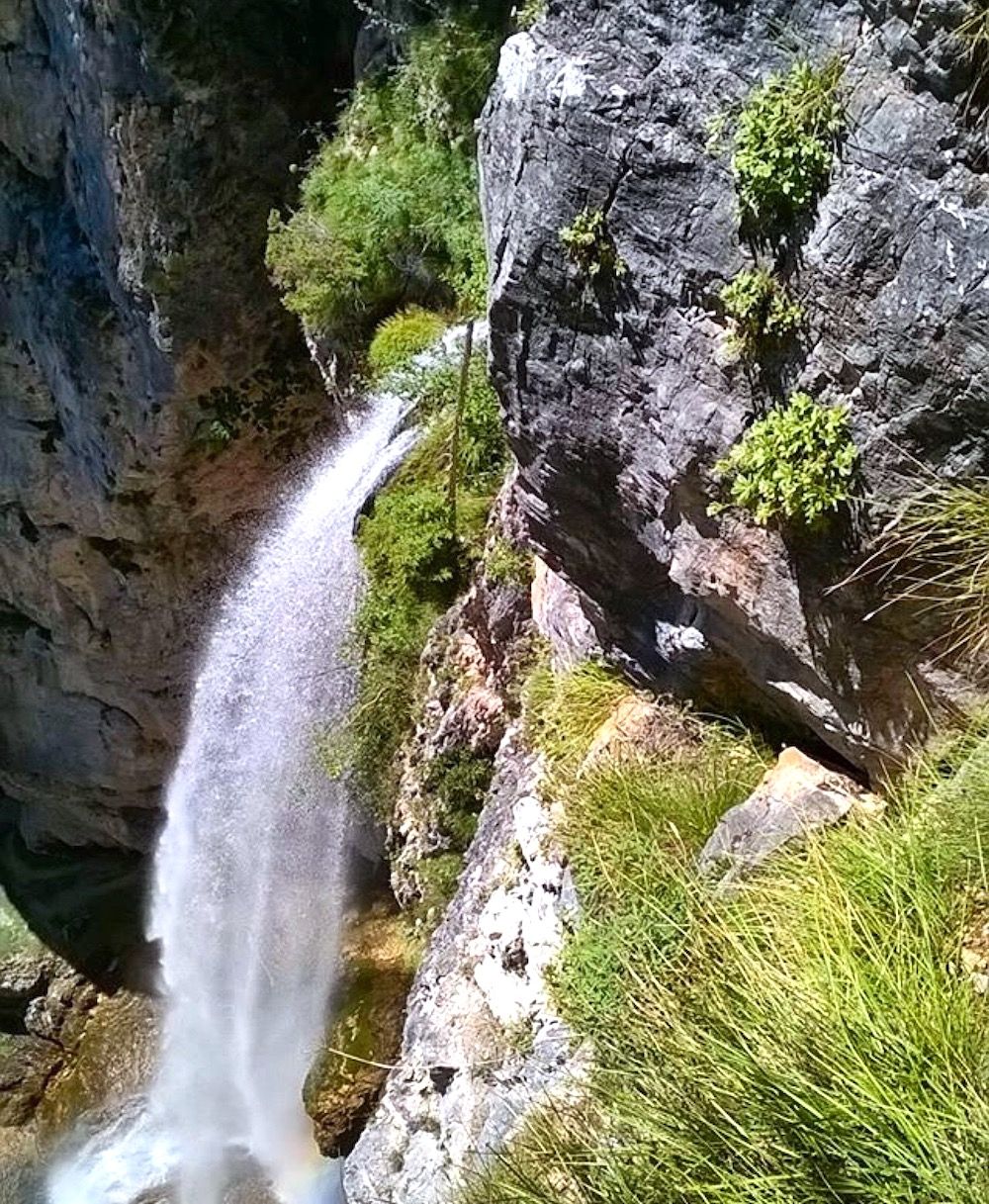 cascata di tret da sopra