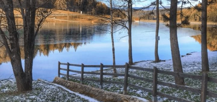 laghi di coredo inverno