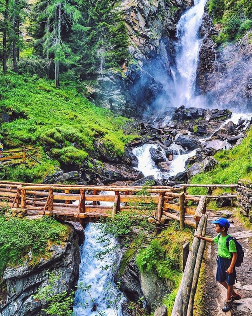 val di rabbi-cascate del saent