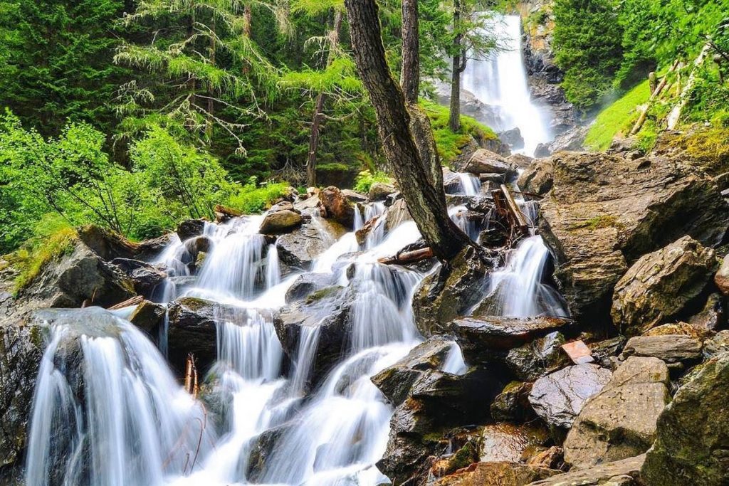 val di rabbi-cascate del saent