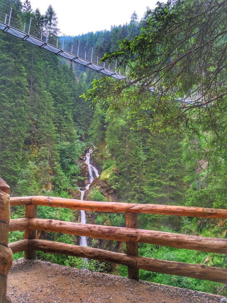 ponte tibetano val di rabbi