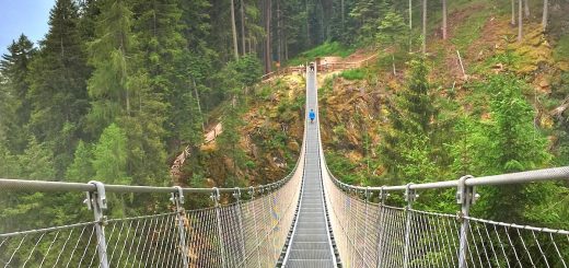 ponte tibetano val di rabbi