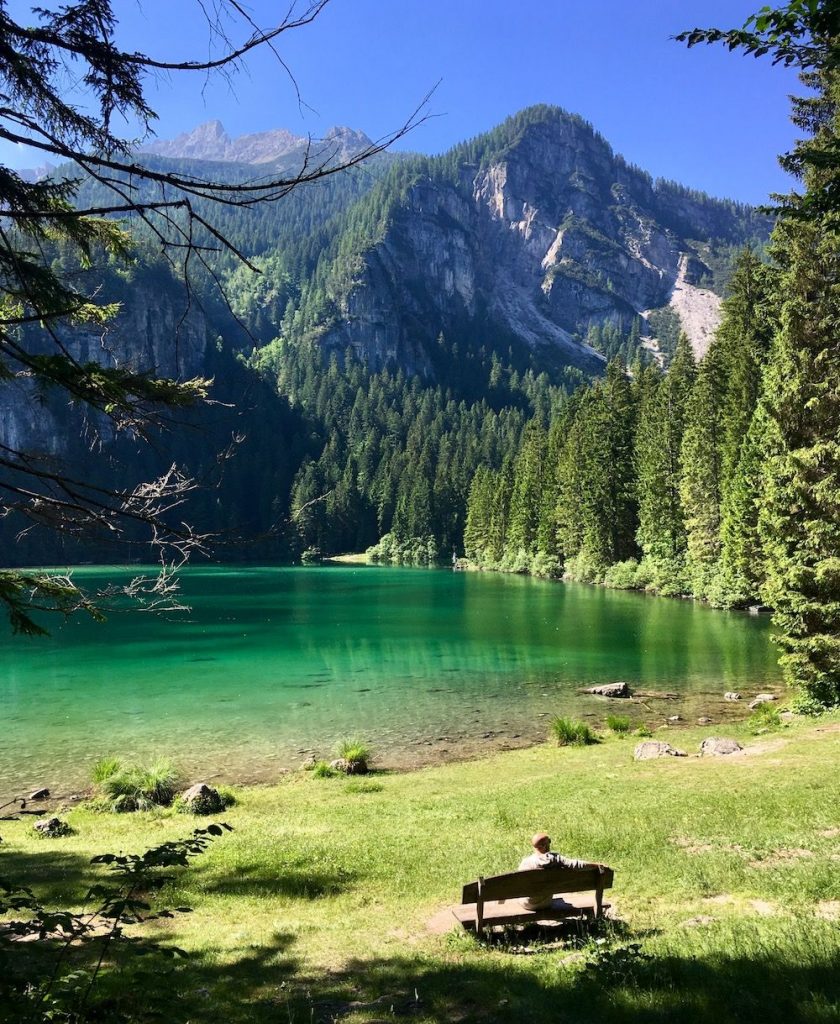 sentiero giro del lago di tovel