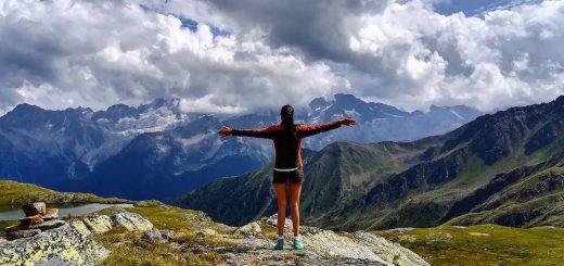 cima di una montagna- elena gentilini