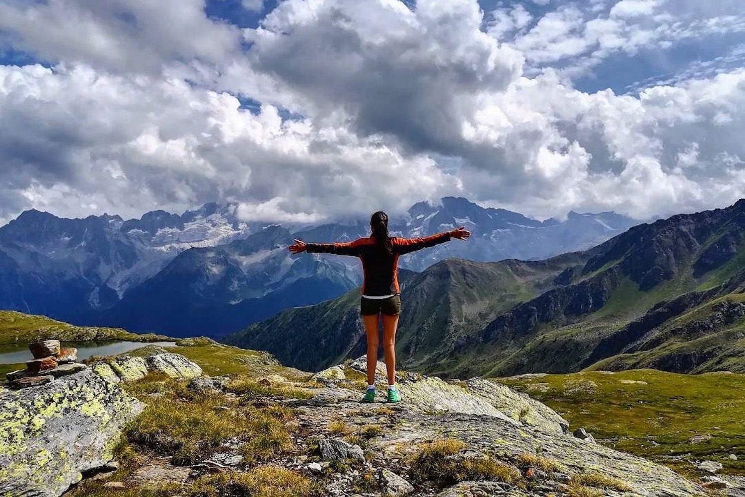 cima di una montagna- elena gentilini