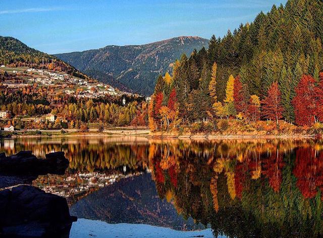 foliage laghi trentino lago delle piazze