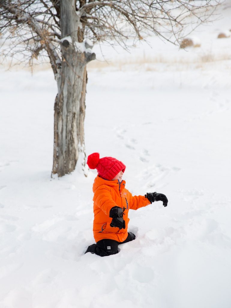 bambini quando nevica