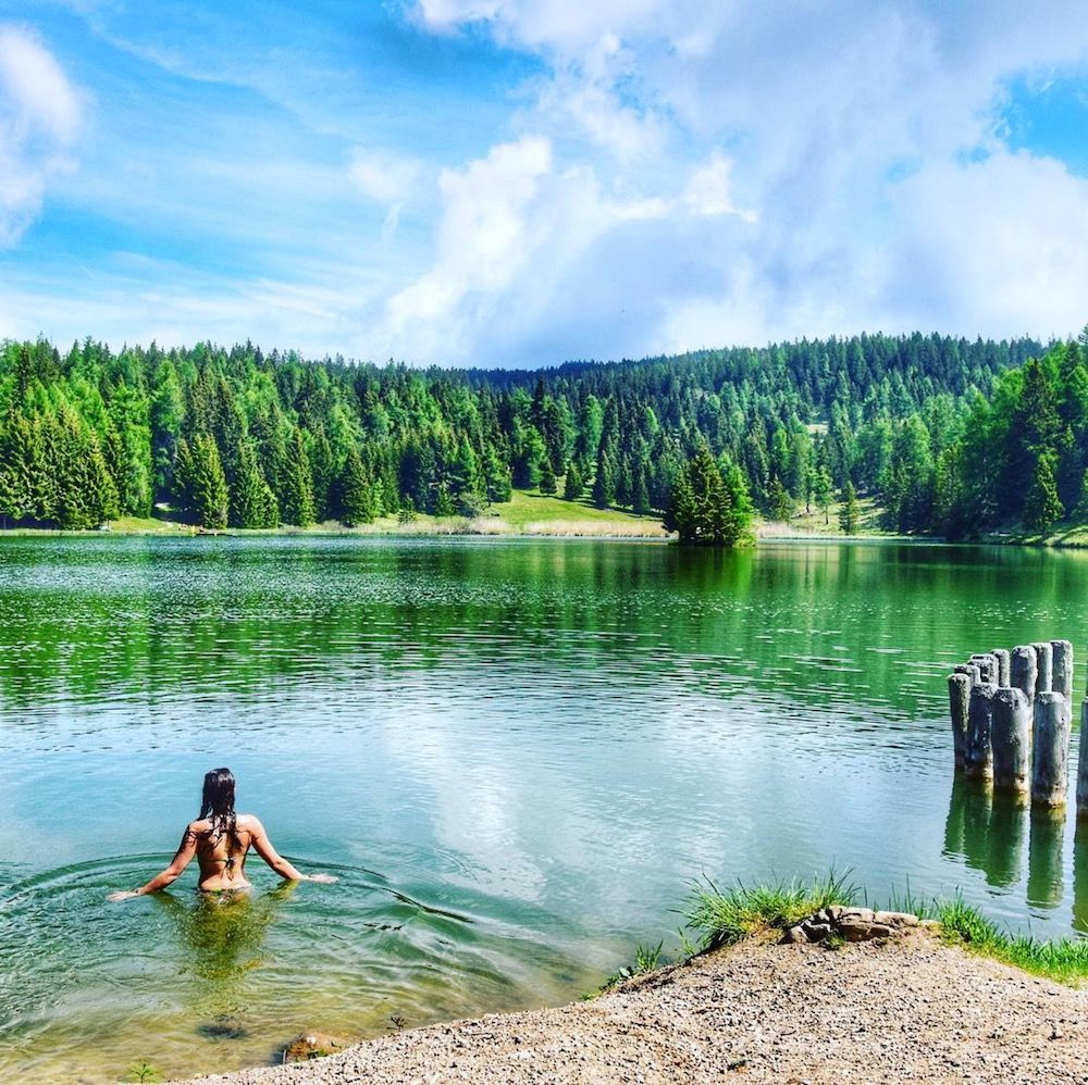 fine settimana in val di non-lago di tret