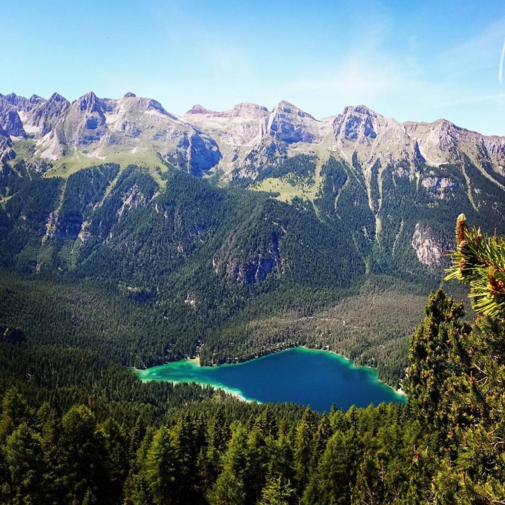 termoncello-lago di tovel-giro delle malghe nel brenta in val di non