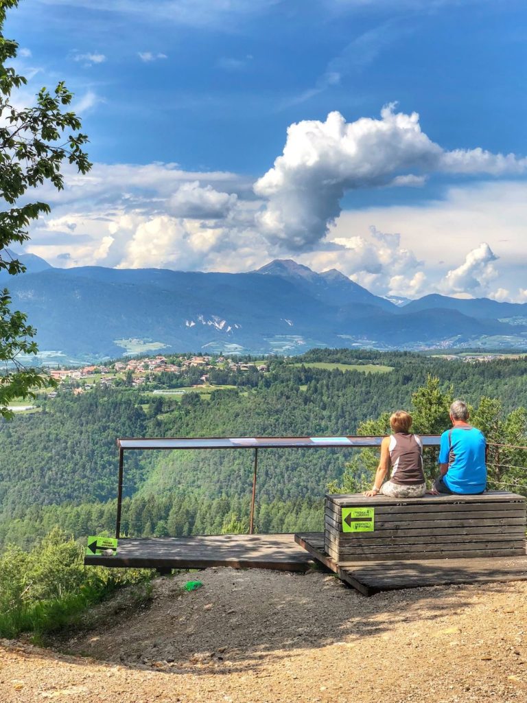 passeggiata della merlonga-belvedere su san romedio