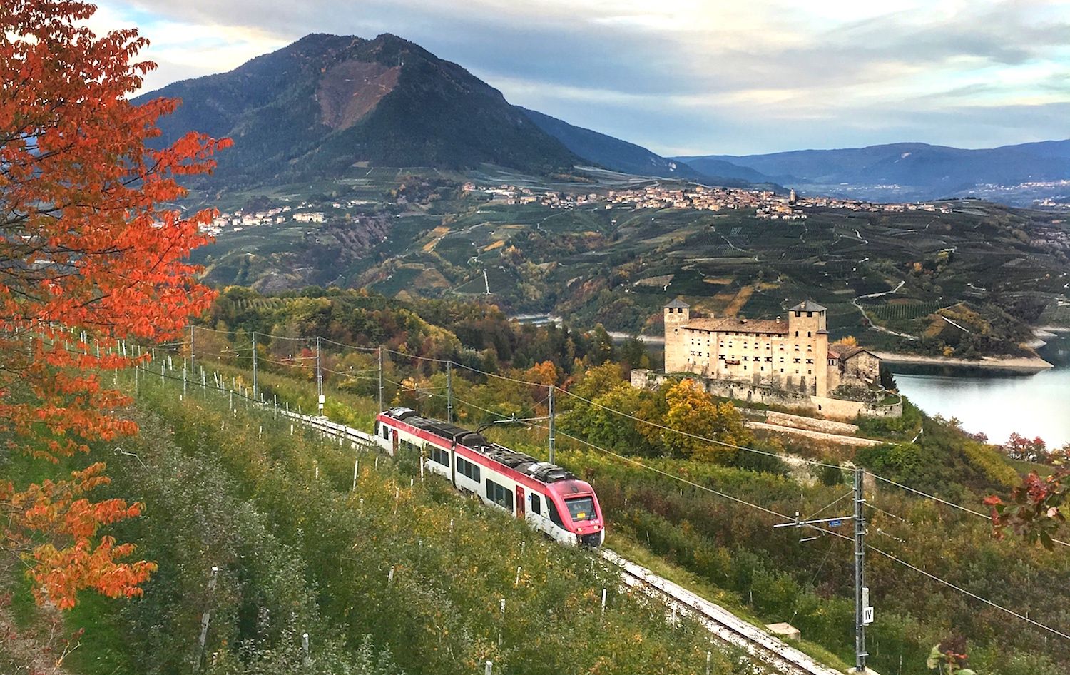 come arrivare in val di non in treno