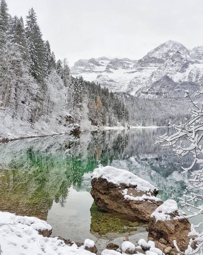 lago di tovel-inverno