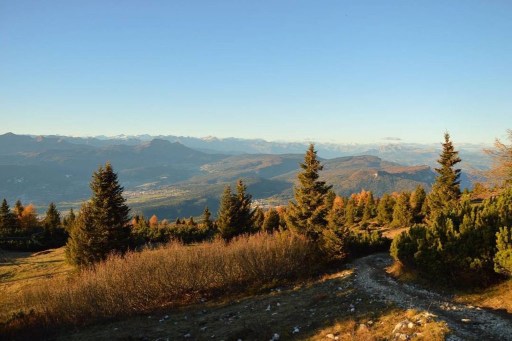 come arrivare sul monte roen-autunno