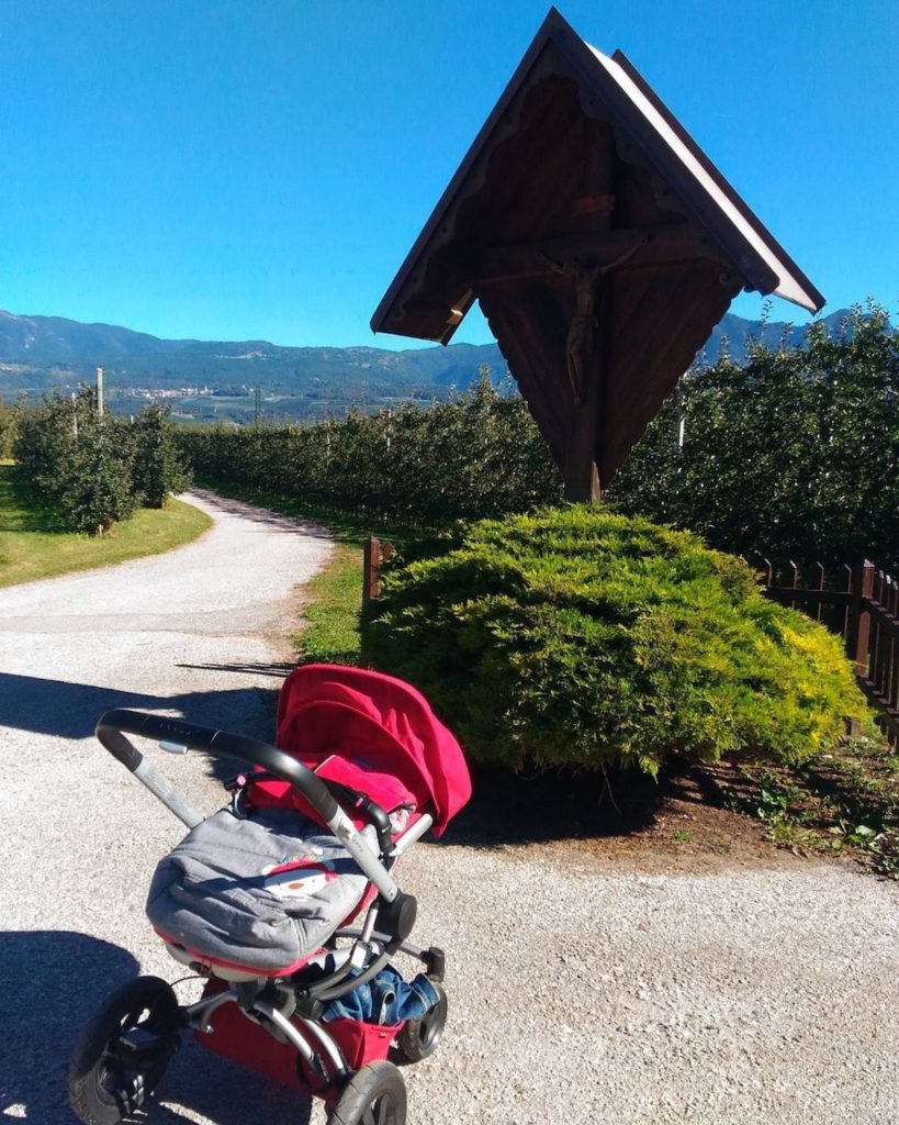 passeggiate in passeggino in Val di Non