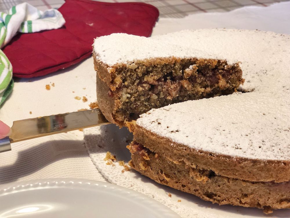 torta di grano saraceno fetta