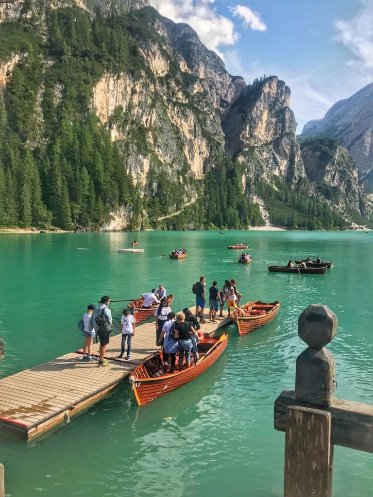 lago di braies-giro in barca