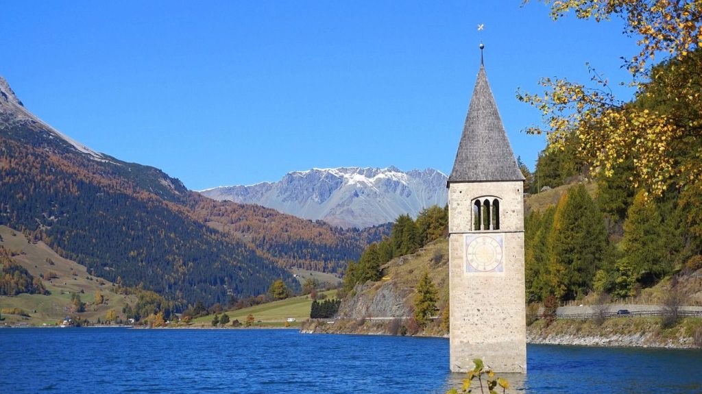 come arrivare al lago di resia-reschensee