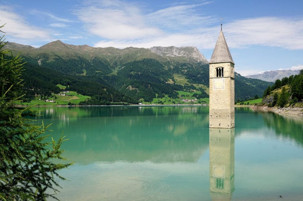 come arrivare al lago di resia-reschensee