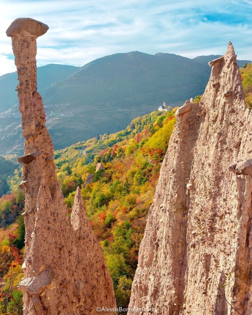 valli del trentino in autunno-val di cembra