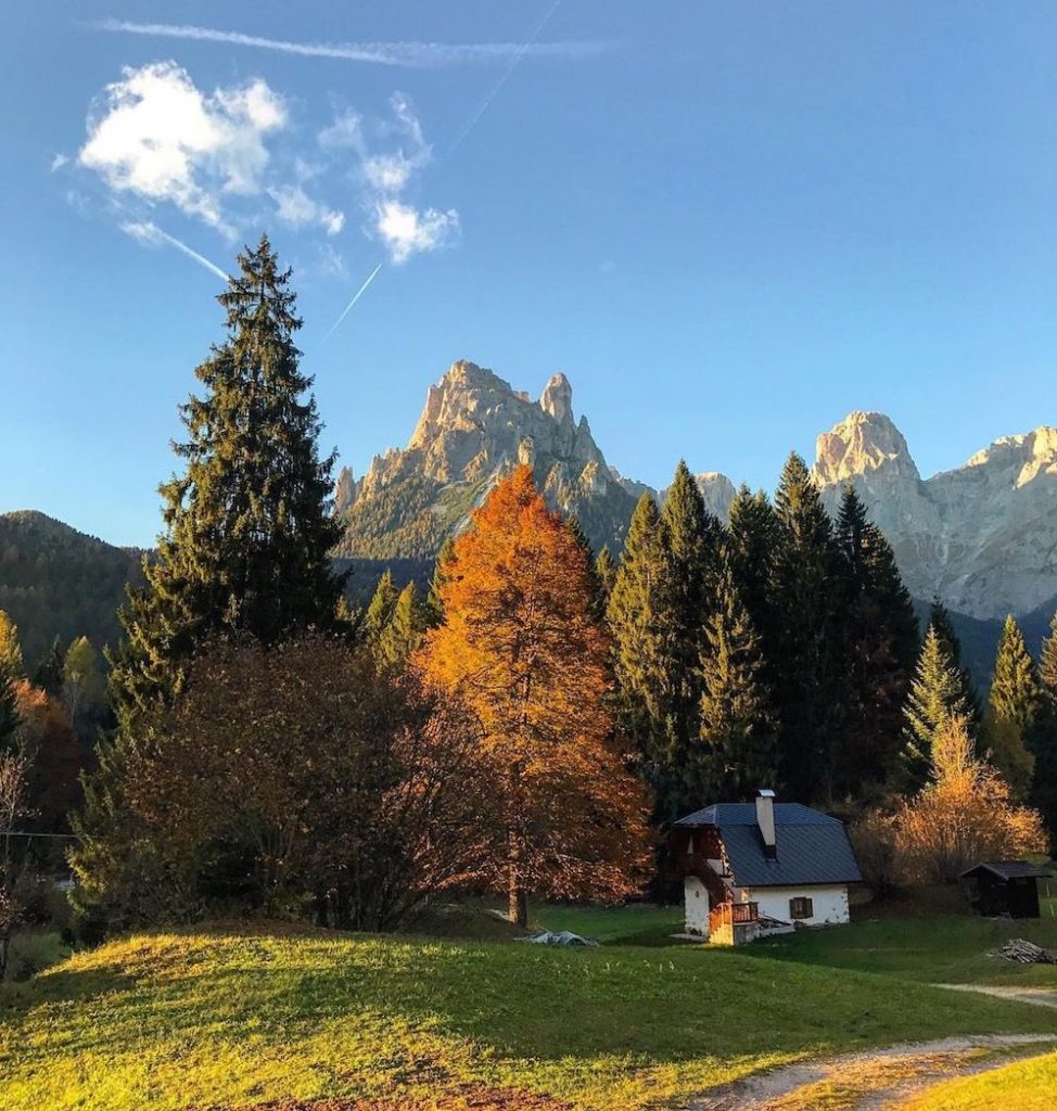 valli del trentino in autunno-val canali