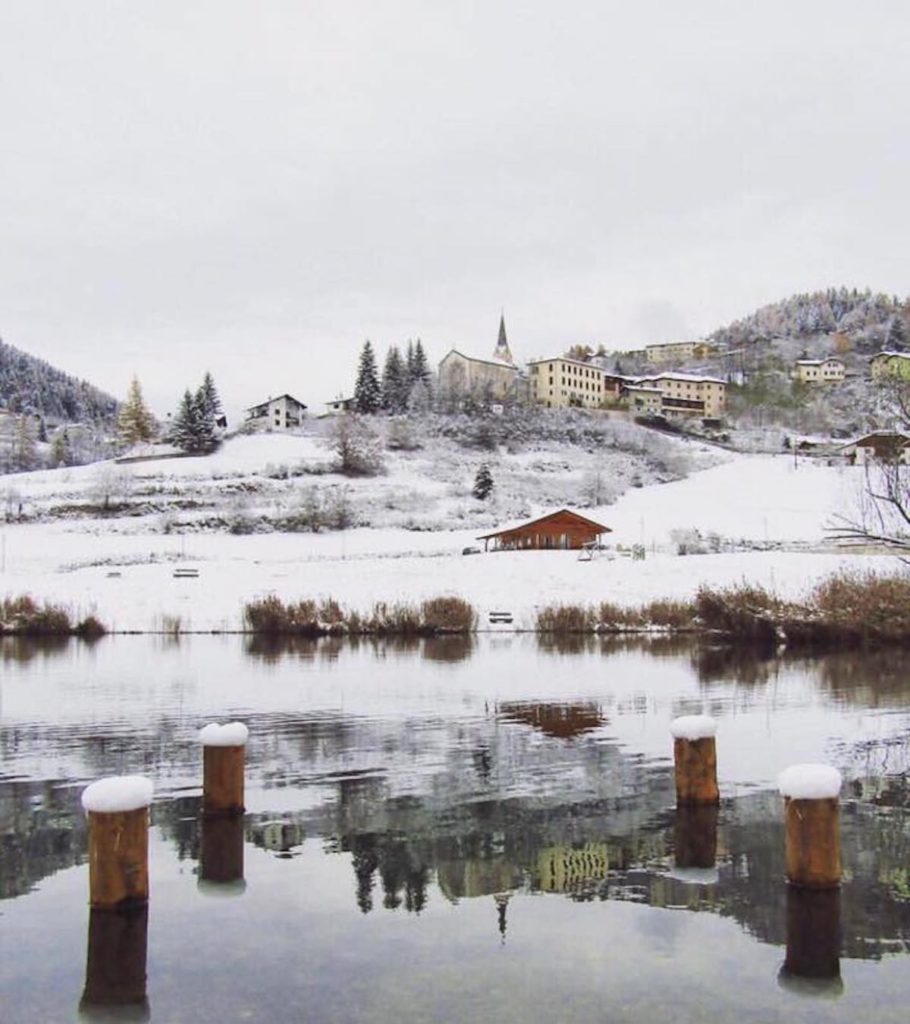 laghetti di ruffé in inverno