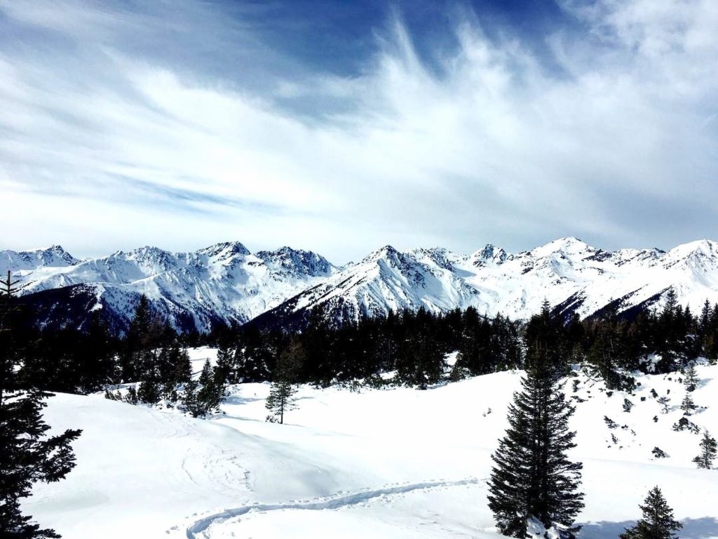 giro monte popi in inverno-vista sulle maddalene