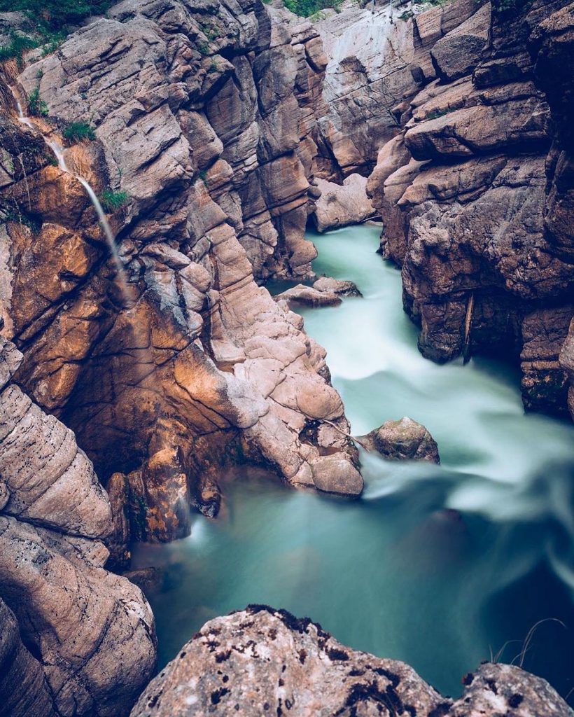 canyon in trentino alto adige-forra del Limarò