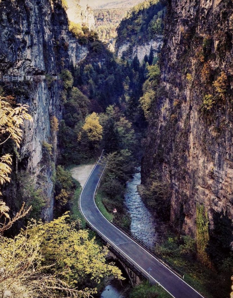 canyon in Val di Non-canyon di San Romedio
