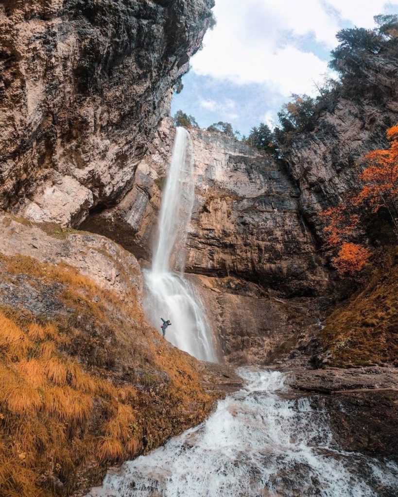 gola della cascata di Tret