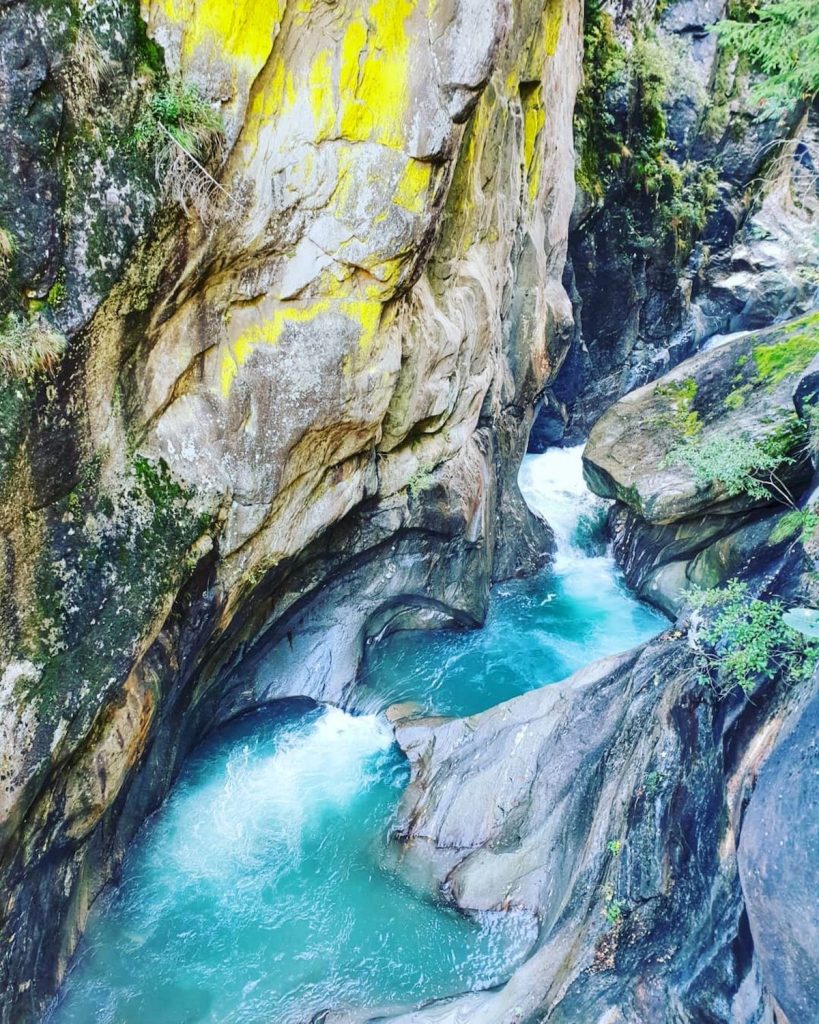 canyon in trentino alto adige-passerschlucht