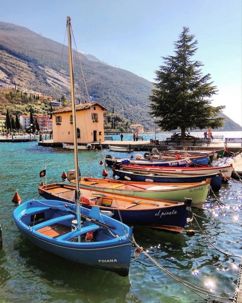 lago di garda in primavera