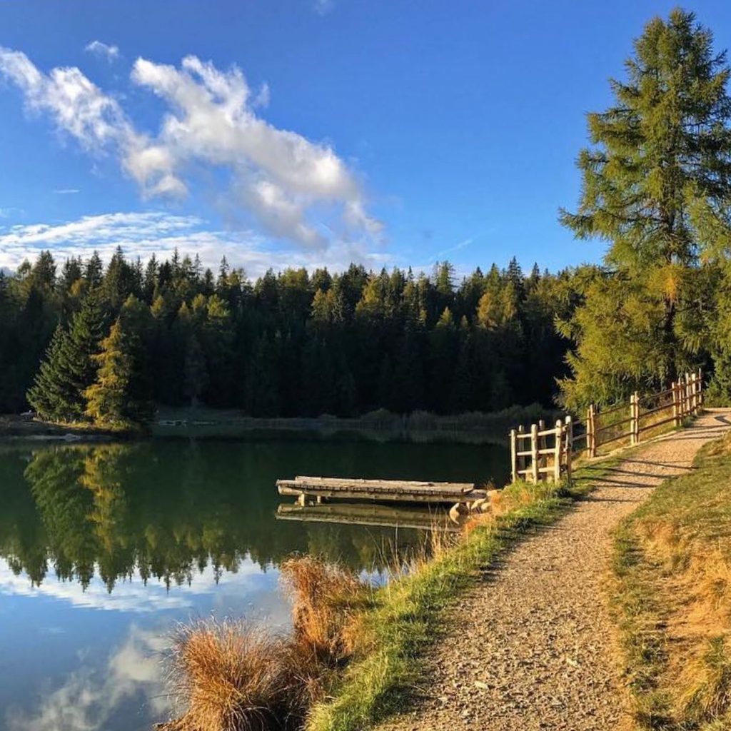 lago di Tret-laghi in Val di Non dove arrivare a piedi