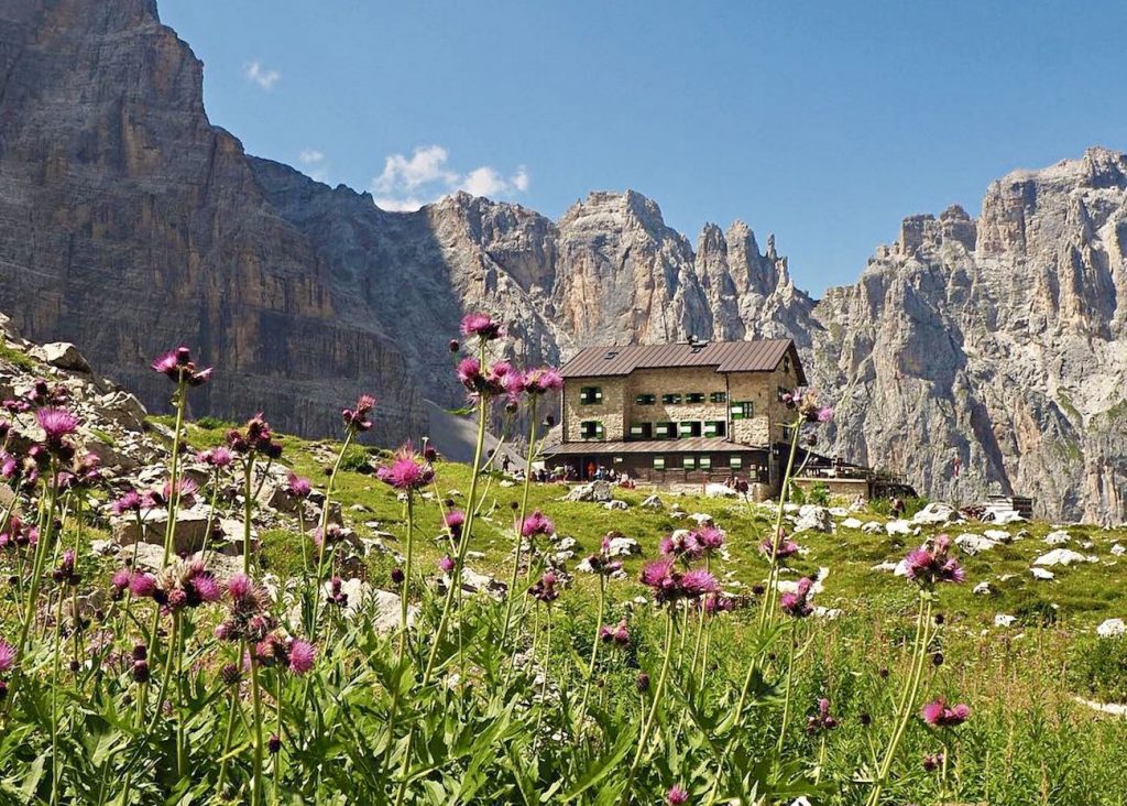 rifugi nelle Dolomiti di Brenta