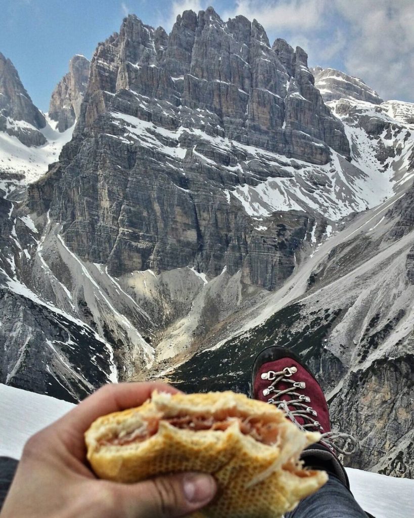 cosa mangiare in montagna-panino