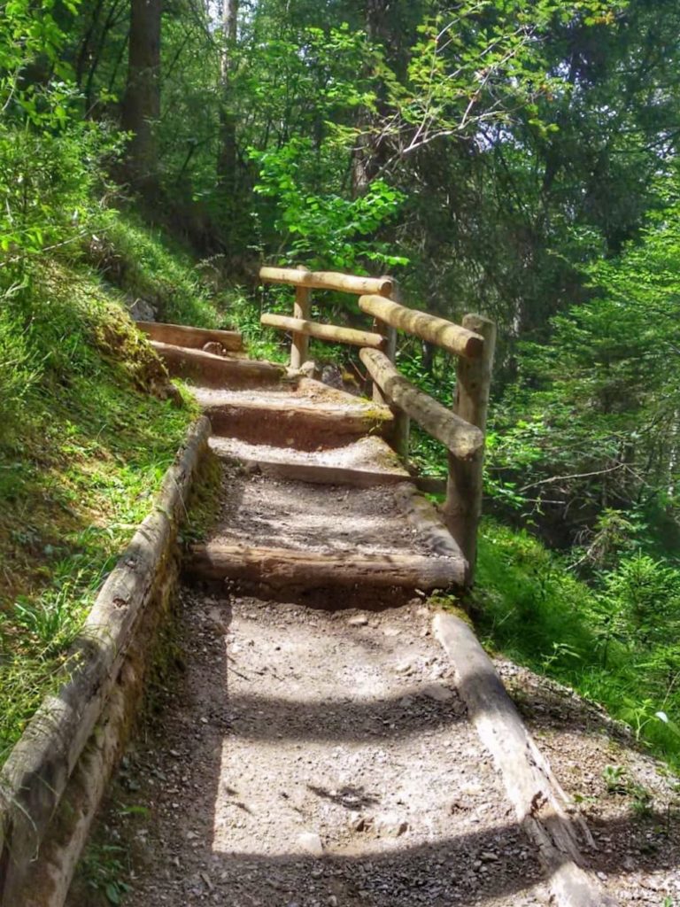 sentiero delle Glare in Val di Tovel