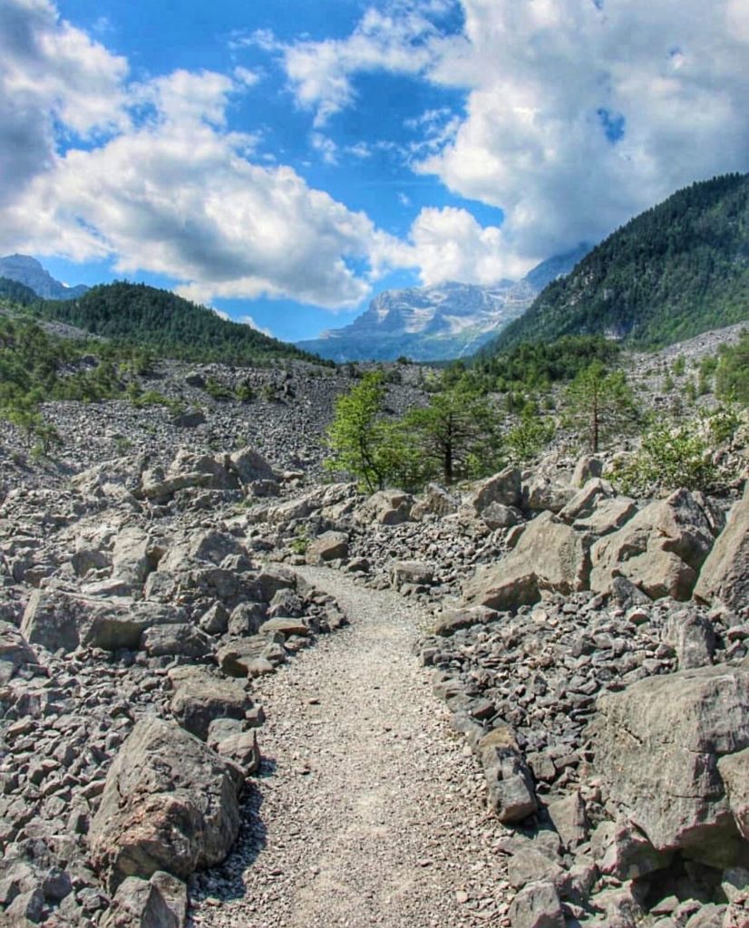 sentiero delle Glare in Val di Tovel