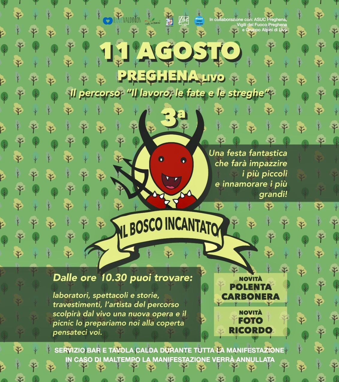 festa bosco incantato preghena-agosto 2019