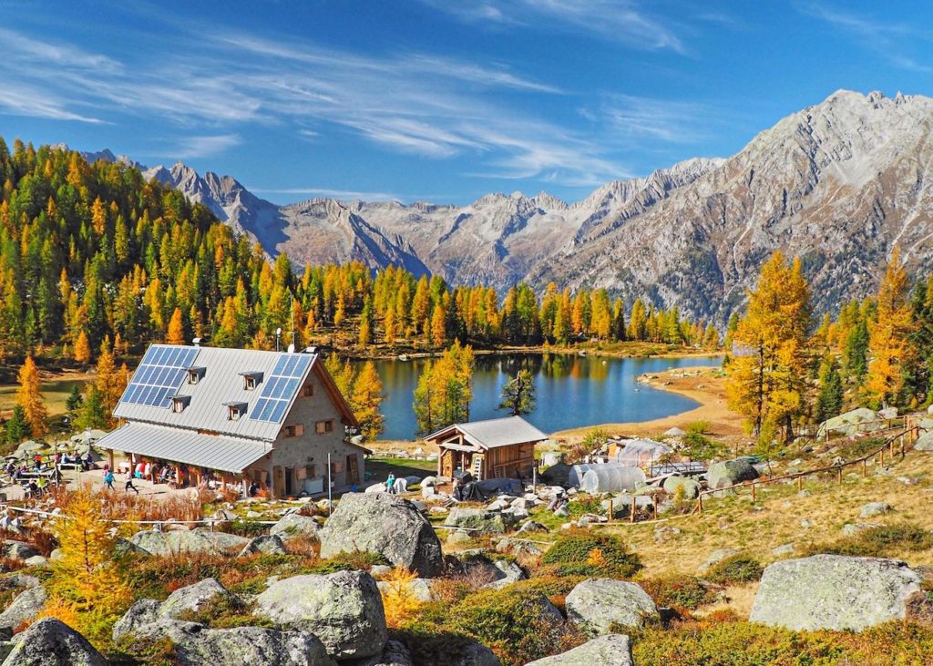 laghi di san giuliano in autunno-rifugio