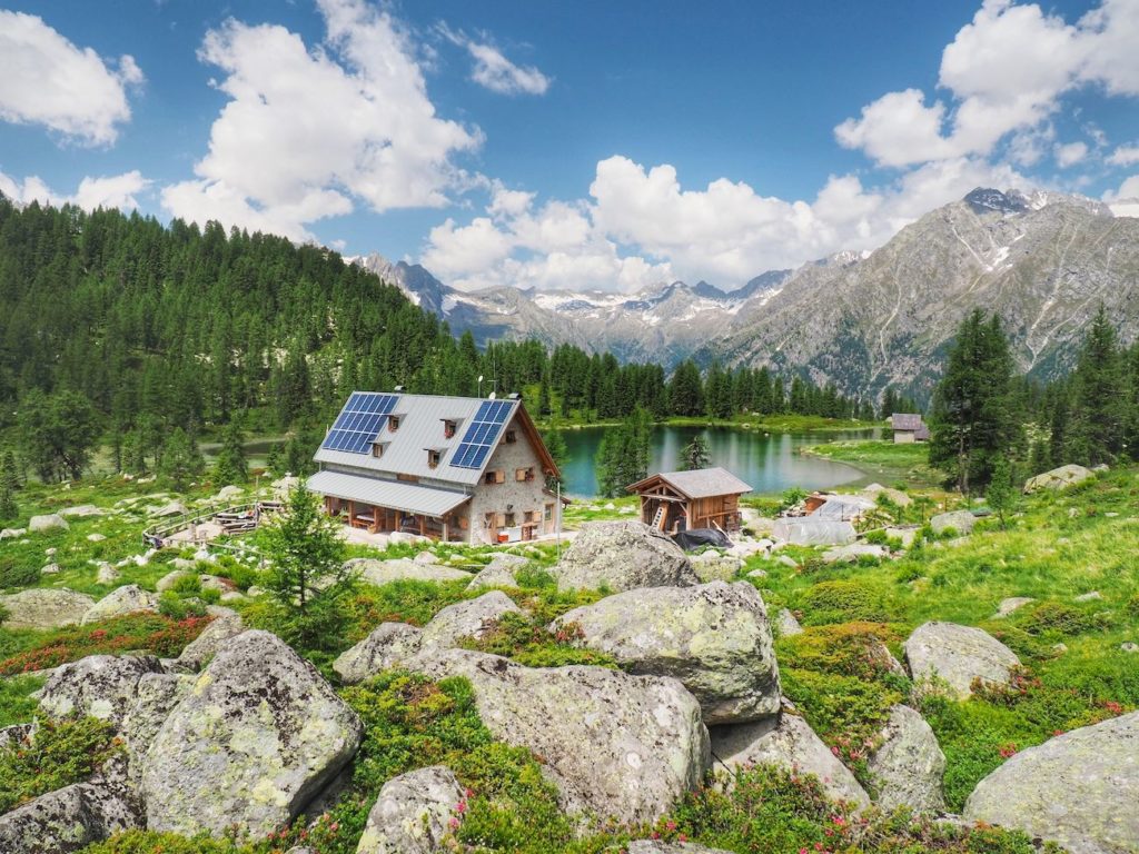 rifugio di san giuliano in estate