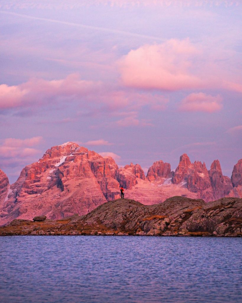 lago nero e dolomiti di brenta