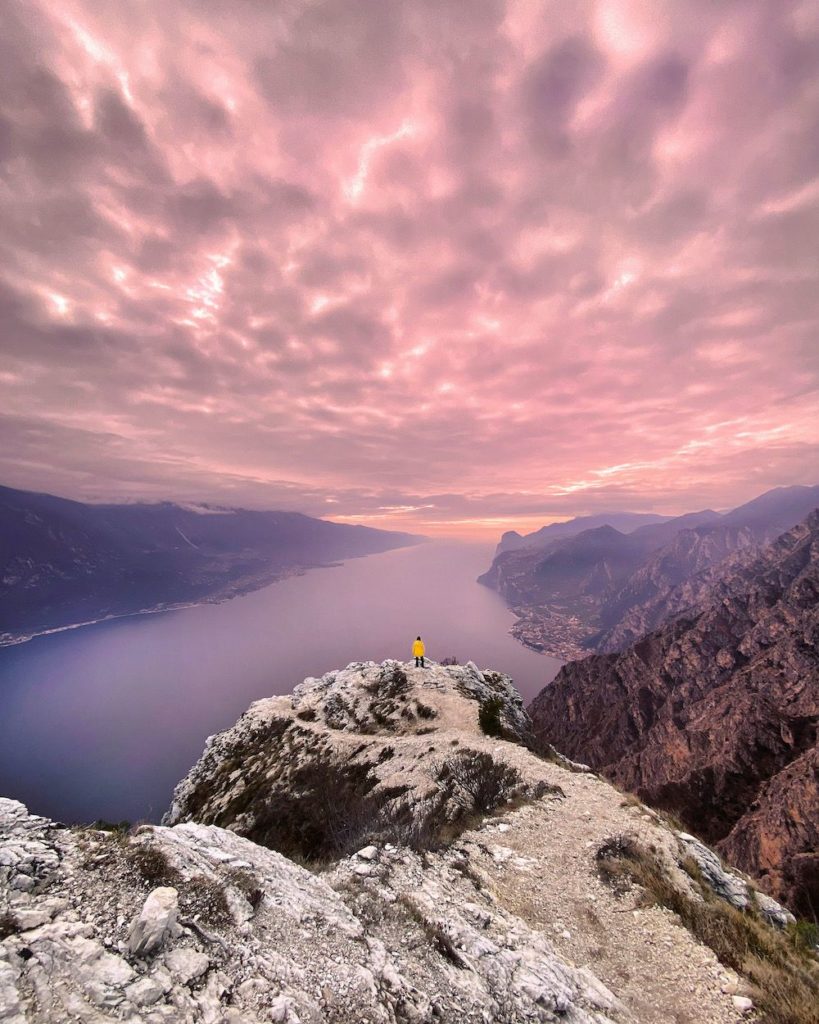 punta larici e lago di garda